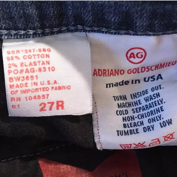 AG Adriano Goldschmied The Bell Bottom Jeans Flare Denim Low Rise Flattering - Picture 10 of 11